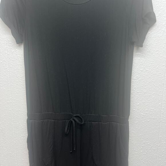 32 Degrees Cool Athleisure Black Dress Womens Medium Stretch Side Pockets Lined - Picture 4 of 14